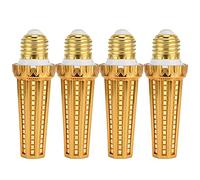 Pwshymi Ampoule LED Maïs E27 17 W 3 200 Lm, Haute luminosité, économie D'énergie, pour Lampes de Table, Lustres, Plafonniers D'intérieur (Blanc et chaud deux couleurs)