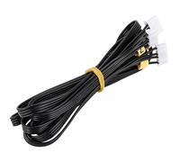 Pwshymi Câble de Moteur Pas à Pas D'imprimante 3D, Connecteur Double Axe | Matériau ABS, Connexion Double Axe Z, Longueur 1,5 M, compatibilité Série CR-10, Accessoires D'impression 3D