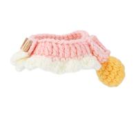 Pwshymi Collier de Canard Réglable pour Animaux de Compagnie, Canards et Oies, Accessoire Décoratif en Laine Douce pour Noël, Anniversaire, 15 à 35 Cm (M)