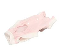 Pwshymi Combinaison de Récupération pour Chat pour Chirurgie, Bandage Respirant avec Bouton, Empêche Le Léchage, Matériau en Coton, 1 unité (L)