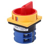Pwshymi Commutateur de Commutation BERM Sélecteur de Came Cadenassable Universel 32A Durable pour Usage Industriel AC240V AC440V
