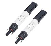 Pwshymi Connecteur Solaire intégré, IP68, 1000V, Connecteur Solaire PV, Facile à Brancher et à Débrancher - adapté aux Panneaux, Niveau de sécurité DCII, Système D'auto-Verrouillage intégré (15A)