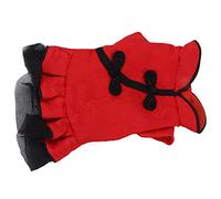 Pwshymi Costume de Style Chinois pour Animaux de Compagnie pour Chiots et Chats élégants, Costume Qipao en Coton élégant pour Les Fêtes et Les Mariages, Design Doux et Confortable (M)