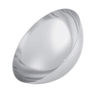 Pwshymi Couvercle de Couverture Alimentaire en Acier Inoxydable, Finition Brillante, pour Restaurant, Salle à Manger, Plateau Hygiénique, Cloche pour Banquet, Hôtel, 12,6x7,1 Pouces (10 pouces)