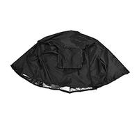 Pwshymi Couverture de Cage pour Animaux de Compagnie, étanche à la Poussière, avec Fermeture éclair, pour Usage Extérieur, Tissu Oxford Durable, 124.5x84x79cm (Noire)
