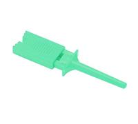 Pwshymi Crochet de Test Plat, Lot de 20 Pinces de Test de Circuit à Haute élasticité pour Tester électriquement avec Précision les Connexions avec un Matériau en Cuivre Pur (Verte)