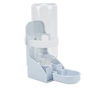 Pwshymi Distributeur d'eau Suspendu pour Petits Animaux de Compagnie, Bouteille d'eau Automatique Réglable de 500ml pour Petits Animaux de Compagnie, ABS 17oz (Bleue)
