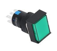 Pwshymi Ensemble de Commutateurs à Bouton-poussoir, 25 Pièces, Indicateur Lumineux Durable, Commande électrique pour Machines D'équipement, AC 0-240V, 5A