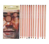 Pwshymi Ensemble de Crayons Pastel Professionnels pour Portrait, Crayons à Dessin épais et Robustes, Sûrs à Tailler, Parfaits pour les Artistes, Adaptés aux Débutants, Cadeaux Spéciaux