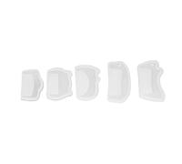 Pwshymi Ensemble de Moules en Silicone pour Peigne, 5 Pièces, élastiques et Souples pour Bricolage, Projets Artisanaux, Transparent, Réutilisable