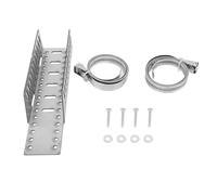 Pwshymi Extension du Réservoir du Réservoir du Support D'extension du Réservoir du Réservoir de Support Mural en Acier Inoxydable Réglable avec 2 Sangles de Tremblement de Terre pour 5