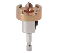 Pwshymi Foret à Fraiser Réglable à 5 Cannelures en Acier au Carbone pour le Travail du Bois, Foret à Tête Fraisée Réglable en Profondeur pour Bois Dur, contreplaqué, 3/8 X 3/32 X 1/4 Po