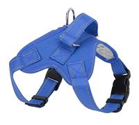 Pwshymi Harnais pour Chien Réglable Réfléchissant en Tissu Oxford, Harnais de Selle pour la sécurité des Animaux de Compagnie, Voyage de Nuit (S Convient au Tour de tête 36-41 et au Tour de)