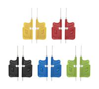 Pwshymi Jeu de Clips pour Fils de Test, Clips pour Composants électroniques Ultra Petits, pour des Tests Efficaces, 10 Pièces, Matériau ABS