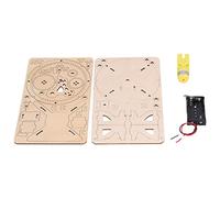 Pwshymi Jouet éducatif Modèle en Bois du Système Solaire pour Enfants, Améliore Les Compétences et Les Connaissances Pratiques, Kit de Puzzle en Bois de Hêtre