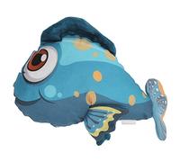Pwshymi Jouet Poisson Flottant en Peluche Douce et Vive, pour Chats, Coups de Pied et Morsures, Jeu D'intérieur, 24x7x18cm
