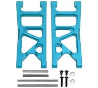 Pwshymi Kit de Bras de Suspension Inférieurs Arrière RC, Bras Oscillant en Alliage D'aluminium Durable pour Voitures Typhon 1/10 RC, Améliore Les Performances et Réduit Les Vibrations (Bleu)