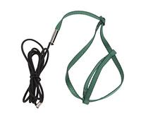 Pwshymi Laisse de Harnais D'oiseau Réglable pour Perroquets, avec Matériau en Nylon Souple, Conception Légère, Parfaite pour Les Activités de Vol en Plein Air (M)