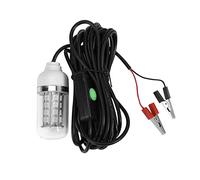 Pwshymi Lampe de pêche sous-Marine détecteur de Poisson lumière Submersible lumière sous-Marine leurre détecteur d'appât avec Pince de Batterie Prise d'alimentation(108LED Beads) Sportinggoods
