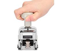 Pwshymi Machine de Numérotation, Machine de Codage avec Encrage Automatique et Saut de Code, pour Fournitures Scolaires D'équipement de Bureau et Numérotation de Fichiers