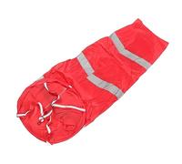 Pwshymi Manche à Air Rouge en Polyester Léger et Durable, Drapeau de Mesure de la Direction du Vent pour une Utilisation en Extérieur, 100 Cm (Style réfléchissant)