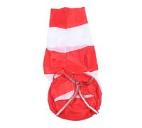 Pwshymi Manche à Air Rouge en Polyester Léger et Durable, Drapeau de Mesure de la Direction du Vent pour une Utilisation en Extérieur, 100 Cm (Style fluorescent)