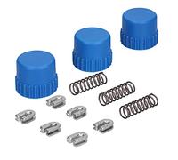 Pwshymi Manchon à œillets pour Bouton de Bosse de 25 Pouces, Pièces de Rechange à Ressort pour Tête de T35, Accessoire Métallique en Plastique Durable 3 Pièces