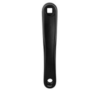 Pwshymi Manivelle velo170mm, Bras de manivelle à Gauche pédalier à Vitesse Bras de manivelle de vélo pour VTT (Trou carré, Noir)