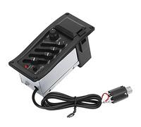 Pwshymi Micro Guitare Acoustique électrique pour une Réponse Améliorée des Basses et des Aigus, fabriqué en Métal Durable et ABS, Idéal pour les Musiciens