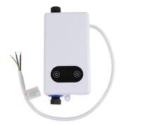 Pwshymi Mini Chauffe Eau électrique Instantané 220V 3400 W, Mini Chauffe-Eau Sans Réservoir avec Fonction Mémoire pour Maison, Cuisine