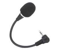 Pwshymi Mini Microphone à Condensateur, Micro Omnidirectionnel, Microphone Vocal Professionnel pour Conférenciers, Enseignants, Noir, 1 unité