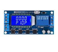 Pwshymi Module de Relais Temporisé DC 6-30v, Minuterie de Cycle de Retard 0.01s-9999min avec écran LCD, Contrôleur de Maison Intelligente à Industriel