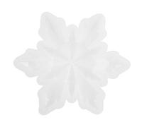 Pwshymi Moule en Silicone, Forme de Flocon de Neige, 4,5 Pouces | Idéal pour le bricolage, Facile à utiliser, Silicone durable, Matériau non toxique