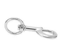 Pwshymi Mousqueton à œil Pivotant Antirouille en Acier Inoxydable 316, Mousqueton à Boulon Simple Face pour équipement de Plongée