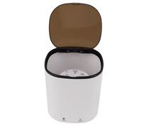 Pwshymi Nettoyer de Brosses de Maquillage Automatique, Laveuse de Pinceau Cosmétique électrique à 4,5 L avec Support de Silicone pour Voyager à la Maison