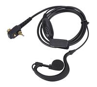 Pwshymi Oreillette de Police PTT Casque Micro Micro Revers à Dégagement Rapide pour Tetra Radio Bidirectionnelle MTH800 MTP850 Talkie-walkie