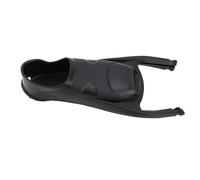 Pwshymi Palme de Plongée en Apnée avec Poche pour Les Pieds, Palme de Plongée Confortable à Aile Longue pour la Natation, Noire, Fabriquée à Partir de Matériau TPR, pour des Performances (M(39-40))