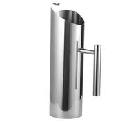 Pwshymi Pichet à Eau en Acier Inoxydable avec Protection contre la Glace, capacité de 1,5 L, Infuseur à Fruits à Poignée Ergonomique pour Boissons Froides à la Maison ou au Bar