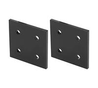 Pwshymi Plaque de Jonction pour Bois, Fixation en Aluminium Durable (6060) | Résistant à la corrosion, solide sans déformation, adapté aux meubles, 2 pièces