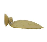 Pwshymi Plate-Forme de Repos pour Tortues en Forme de Feuille, Terrasse en Plastique Sûre pour Tortues et Grenouilles, Zone de Repos avec Ventouse, Idéale pour Les Animaux Aquatiques (Petit