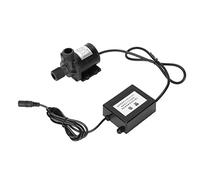 Pwshymi Pompe à Eau D'aquarium Mini Pompe à Engrenages Submersible avec Moteur sans Balais Idéale pour les Fontaines et les Réservoirs de Poissons DC 24 V