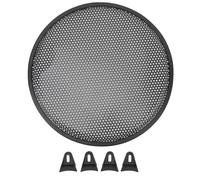 Pwshymi Protecteur de de Fer de Grille de Haut-Parleur de 12 Pouces pour | Construction en Fer et ABS, Protection contre la Poussière et les Débris, Montage sur Voiture et Camping-car, Grille Audio