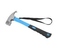 Pwshymi Pwshymi à Clouer Multifonctionnel Durable avec Griffe à Bec D' pour le Camping, Fer, Caoutchouc ABS pour Camping en Plein Air, Randonnée (Bleu) (Bleu)
