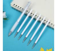 Pwshymi Recharge D'encre Gel, Séchage Rapide, écriture Fluide pour Stylos à Rétractables, Volume élevé, Salle de Classe, Paquet de 2 (Noire)