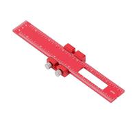 Pwshymi Règle de Traçage pour le Travail du Bois, Outil de Marquage | Taille de 6 pouces, matériau en alliage d\'aluminium, réglage coulissant sécurisé, polyvalent pour les charpentiers