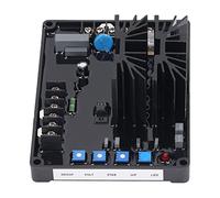 Pwshymi Régulateur de Tension Automatique, Régulateur de Tension de Générateur Universel sans Balais avec Protection Basse Fréquence pour Systèmes Monophasés à 2 Fils, Taille Compacte, 1 unité