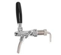 Pwshymi Robinet de Bière à Filetage G5/8, Distributeur de Bière Pression en Acier Inoxydable, Outil de Contrôle du Débit pour Bar, Pub, Brassage à Domicile, Fête en Plein Air