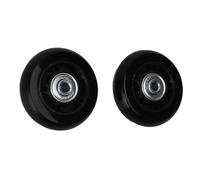 Pwshymi Roues de Remplacement de Valise à Bagages 2 Pièces, roulettes Pivotantes en Caoutchouc Silencieuses avec Kit de Réparation de Roulements pour Les Voyageurs, Faciles à (80x24mm / 3,1x0,9