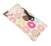Pwshymi Sac de Biberon pour bébé, USB, Conception de Maintien au Chaud, Solution D'isolation Compacte pour Les Parents en Déplacement, Matériaux Sûrs et Non Toxiques (Donut)
