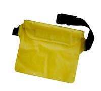 Pwshymi Sac de Taille étanche en PVC, Sac Sec scellé à Triple Couche, Pochette pour Téléphone à écran Tactile, pour Plage, Natation, Pêche, Hommes, Femmes et Enfants (Jaune)